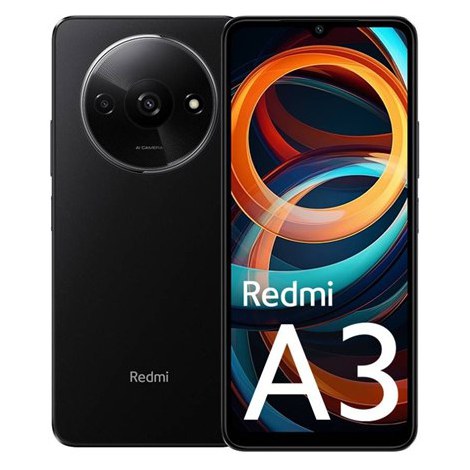Xiaomi | Redmi | A3 | Redmi A3 (Midnight Black) Dual SIM 6.71" IPS LCD 720x1600/2.2GHz&1.6GHz/64GB/3GB RAM/Android 14/microSDXC/